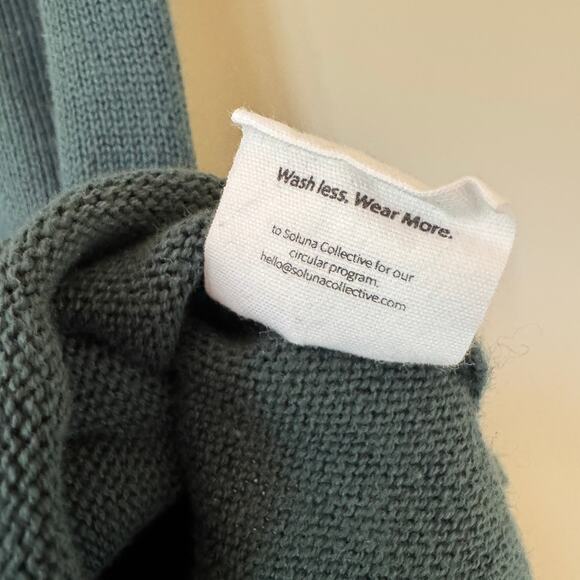 Soluna Collective 100% Pima Cotton Knit Bodysuit in Forest Green - Picture 10 of 10